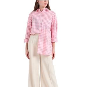 Topshop Oversized Gingham